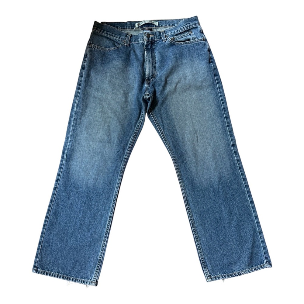 Harley-Davidson‎ Mens Straight Leg Blue Denim Jeans 36x30 Biker MotorClothes